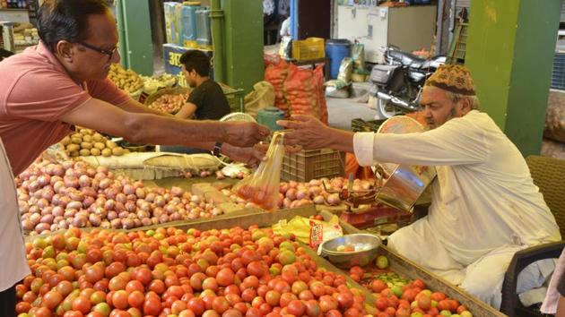 Rising prices in prime localities such as Indirapuram, Vaishali, Kavi Nagar, Raj Nagar and others have forced households to reduce consumption, according to officials.(Sakib Ali/HT Photo)