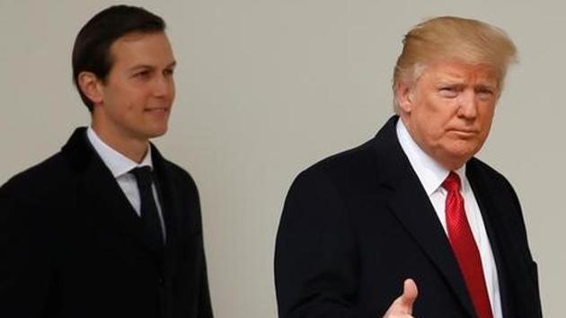 US President Donald Trump with White House senior advisor Jared Kushner. (Reuters Photo) US President Donald Trump with White House senior advisor Jared Kushner. (Reuters Photo)