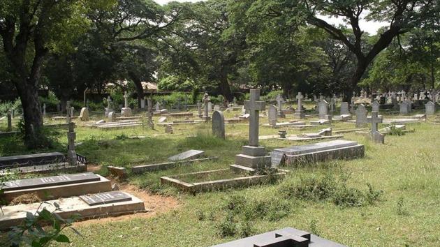 Over 100 crosses and plaques at the Guardian Angel Catholic cemetery in south Goa’s Curchorem village, around 45 kilometres from Panaji, were desecrated earlier this month.(File)