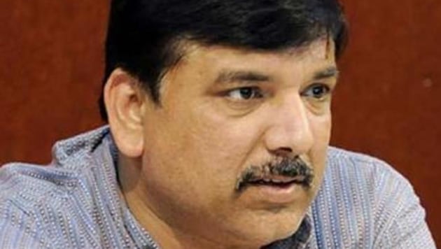 Aam Aadmi Party (AAP) leader Sanjay Singh(HT File Photo)