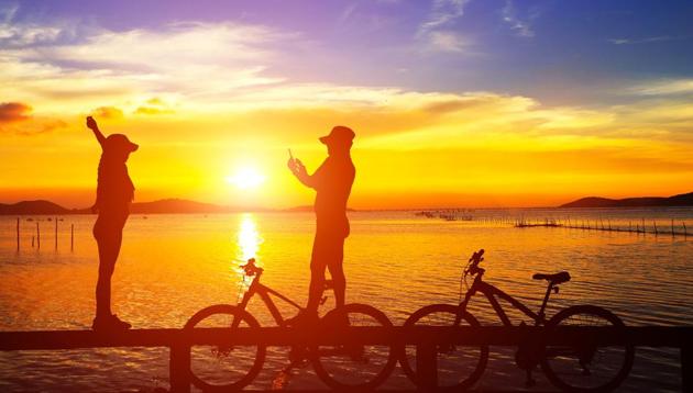 Go cycling across the city with your date to get to know them better. (Shutterstock) Go cycling across the city with your date to get to know them better. (Shutterstock)