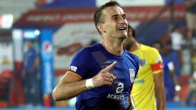 Lucian Goian was one of the best performers for Mumbai City FC in last season’s Indian Super League.(ISL)