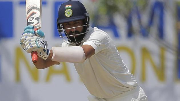 Cheteshwar Pujara gave good support to Dhawan from the other end. (AP) Cheteshwar Pujara gave good support to Dhawan from the other end. (AP)