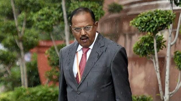 NSA Ajit Doval leaves Parliament House after attending the swearing-in ceremony of President Ram Nath Kovind in New Delhi on July 25, 2017. (PTI) NSA Ajit Doval leaves Parliament House after attending the swearing-in ceremony of President Ram Nath Kovind in New Delhi on July 25, 2017. (PTI)