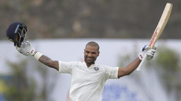 Shikhar Dhawan's Galle ton in India-Sri Lanka Test reminds him of debut century | Crickit