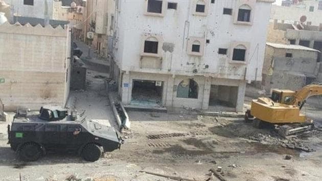 The area, part of the oil-producing Qatif province where some of the country’s Shia Muslim minority live, has seen unrest and occasional armed attacks by suspected militants on security forces since the 2011 Arab Spring protests. (Twitter Photo) The area, part of the oil-producing Qatif province where some of the country’s Shia Muslim minority live, has seen unrest and occasional armed attacks by suspected militants on security forces since the 2011 Arab Spring protests. (Twitter Photo)