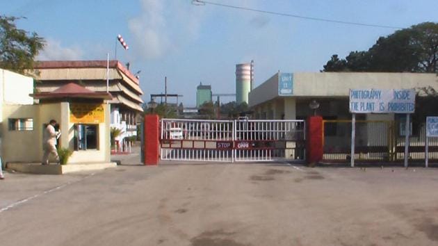 Punjab Alkalies and Chemicals Limited (PACL) in Nangal.(HT Photo)