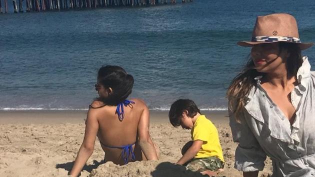Gauri Khan is vacationing in US with her children Suhana and AbRam. (Instagram) Gauri Khan is vacationing in US with her children Suhana and AbRam. (Instagram)