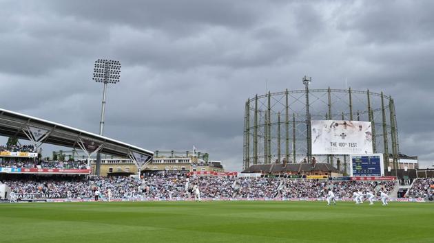 The Oval in England is the fourth cricket ground to host 100 international Test matches.(AFP)