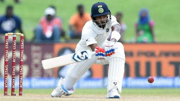 Hardik Pandya was a revelation as the debutant batted well in his 49-ball knock in which he hit five fours and three sixes. (AFP)