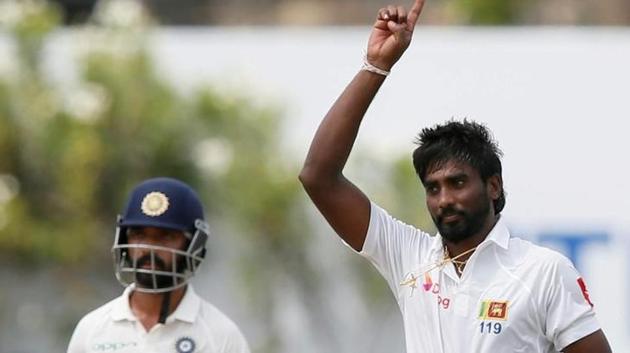 Sri Lanka pacer Nuwan Pradeep picked up six wickets, giving away 132 runs. (Reuters)