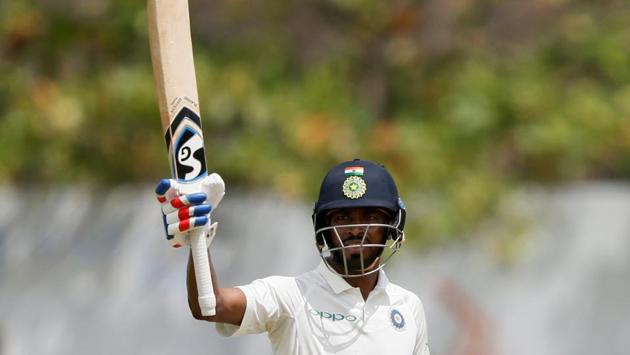 Hardik Pandya scored his maiden half-century in his debut Test to take India to 600 before becoming the last Indian wicket to fall on Thursday. (REUTERS)