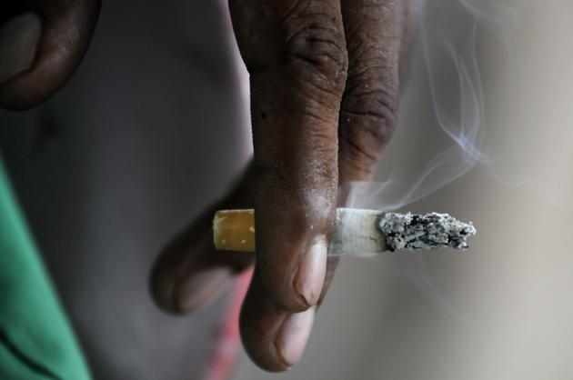 Clinical psychologist at NICPR, Dr MA Khan, said people who are dependent on tobacco and alcohol need counselling and support after which they can leave it permanently.(Sunil Ghosh/HT Photo)