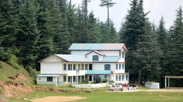 Government school at Mhasu in Kotkhai tehsil of Shimla district. (HT File Photo) Government school at Mhasu in Kotkhai tehsil of Shimla district. (HT File Photo)
