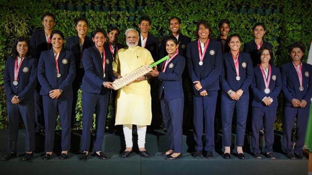 The Indian women’s cricket team met Prime Minister Narendra Modi on Thursday. (Narendra Modi/Twitter) The Indian women’s cricket team met Prime Minister Narendra Modi on Thursday. (Narendra Modi/Twitter)