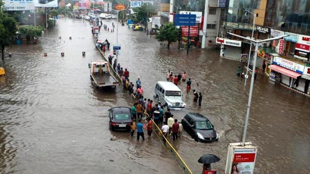 The death toll in the current monsoon season in Gujarat stood at 123, officials said. (Siddharaj Solanki / HT Photo)