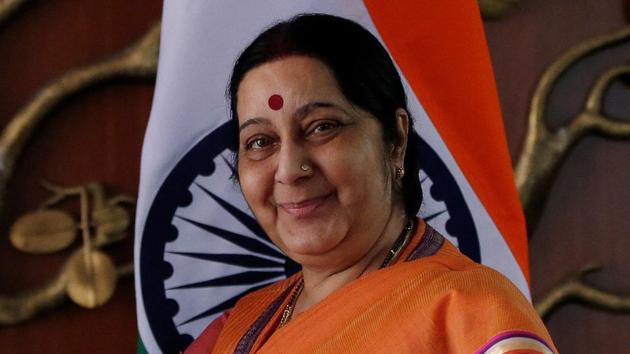 External affairs minister Sushma Swaraj.(Reuters File Photo)