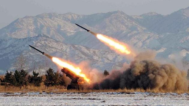(FILES) North Korea fired what appeared to be a ballistic missile late on Friday from its northern Jangang province.(AFP)