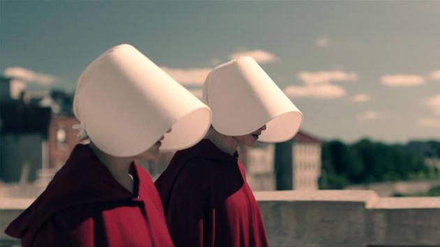 A still from The Handmaid’s Tale.