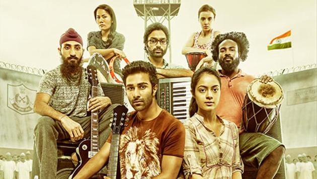 A poster of Qaidi Band. A poster of Qaidi Band.