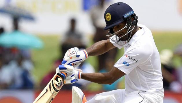 Karunaratne continued to pile on the runs and brought up his half-century. (AFP) Karunaratne continued to pile on the runs and brought up his half-century. (AFP)