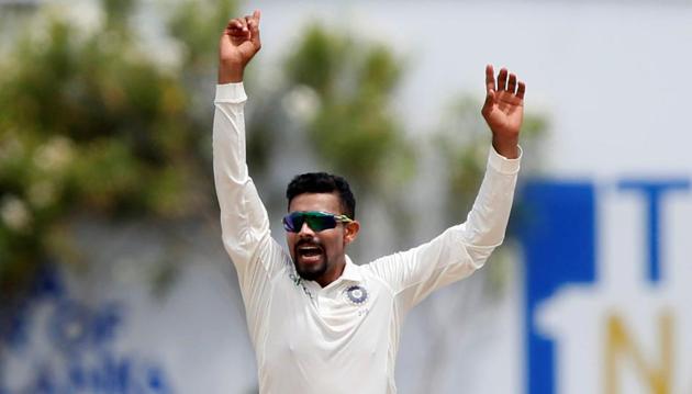Ravindra Jadeja supported Ashwin well and finished with six wickets in the match. (REUTERS) Ravindra Jadeja supported Ashwin well and finished with six wickets in the match. (REUTERS)