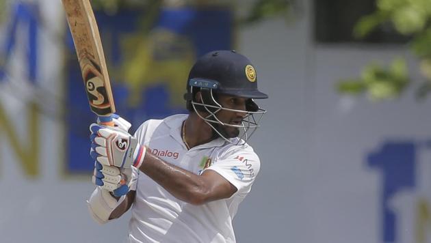 Dimuth Karunaratne waged a lone battle, being the only Sri Lankan batsman to make India sweat for the victory. (AP) Dimuth Karunaratne waged a lone battle, being the only Sri Lankan batsman to make India sweat for the victory. (AP)