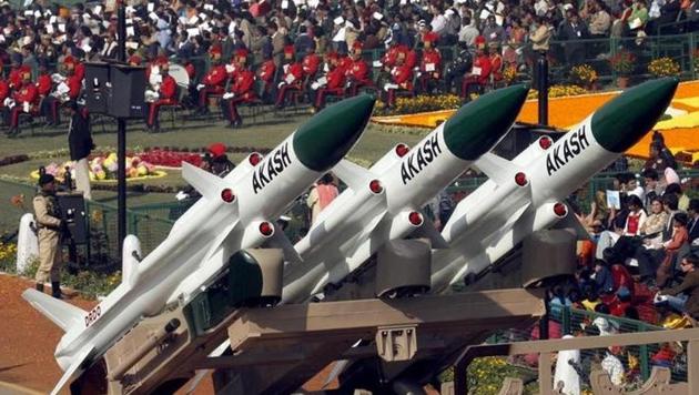 The Akash missile displayed during the Republic Day parade in New Delhi. (REUTERS File Photo)