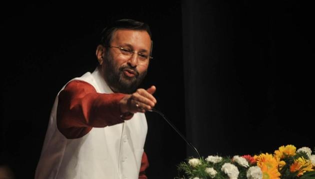 Union minister Prakash Javadekar said the BJP had no role in Congress MLAs leaving the party. (HT File Photo) Union minister Prakash Javadekar said the BJP had no role in Congress MLAs leaving the party. (HT File Photo)