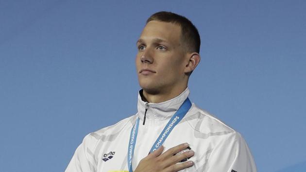 Caleb Dressel has won his seventh gold medal at the ongoing FINA World Championships. (AP) Caleb Dressel has won his seventh gold medal at the ongoing FINA World Championships. (AP)