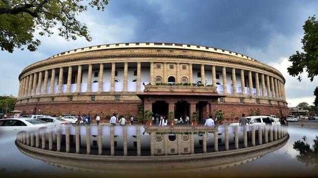 Legislators arrives at the parliament building during the Monsoon session at Parliament House on Monday, July 24. (Raj K Raj/HT PHOTO) Legislators arrives at the parliament building during the Monsoon session at Parliament House on Monday, July 24. (Raj K Raj/HT PHOTO)
