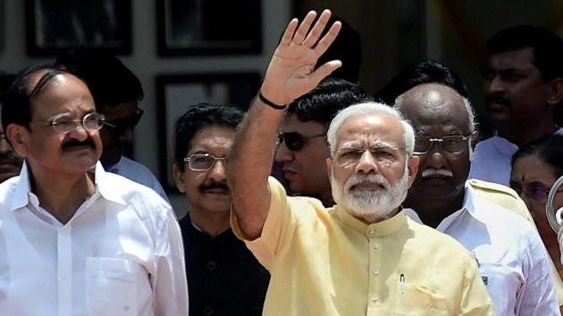 Prime Minister Narendra Modi concluded his monthly radio address Mann ki Baat on Sunday by saying: “Destiny, future of country shall be brighter, let us move ahead with this belief.” (PTI FILE PHOTO) Prime Minister Narendra Modi concluded his monthly radio address Mann ki Baat on Sunday by saying: “Destiny, future of country shall be brighter, let us move ahead with this belief.” (PTI FILE PHOTO)