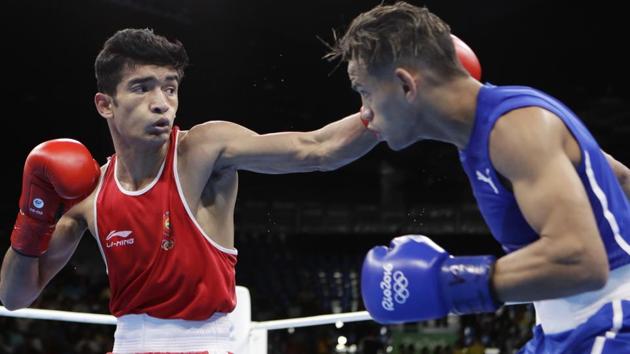 India's Shiva Thapa won the gold in 60 kg category at the tournament.(AP) India's Shiva Thapa won the gold in 60 kg category at the tournament.(AP)