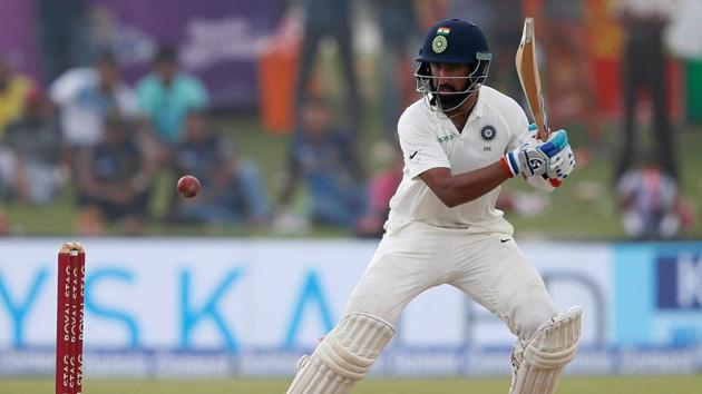 Indian batsman Cheteshwar Pujara had made 153 against Sri Lanka in the first Test in Galle. (Reuters) Indian batsman Cheteshwar Pujara had made 153 against Sri Lanka in the first Test in Galle. (Reuters)