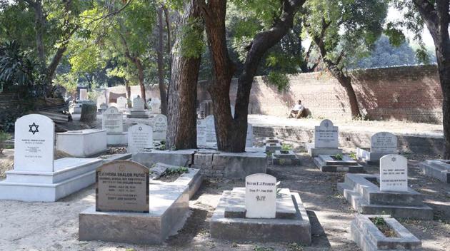 Delhi’s lone Jewish cemetery near Khan Market. (Mayank Austen Soofi / HT Photo) Delhi’s lone Jewish cemetery near Khan Market. (Mayank Austen Soofi / HT Photo)