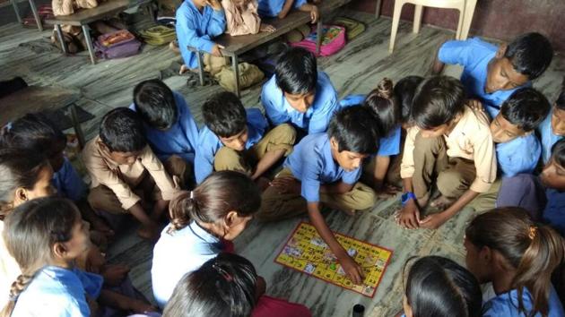Under Chief Minister Vidyadaan Kosh, anyone can contribute for school development through district collectors or Gyan Kosh portal, to be launched soon. (HT Photo) Under Chief Minister Vidyadaan Kosh, anyone can contribute for school development through district collectors or Gyan Kosh portal, to be launched soon. (HT Photo)