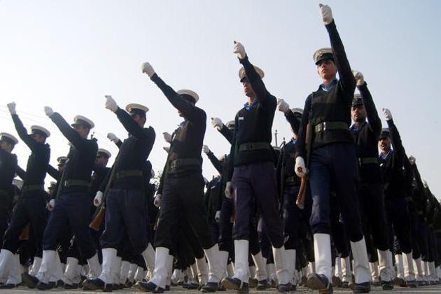 Navy officers rehearsing for Republic Day parade in Noida, Uttar Pradesh.(Representative Image/HT Photo) Navy officers rehearsing for Republic Day parade in Noida, Uttar Pradesh.(Representative Image/HT Photo)