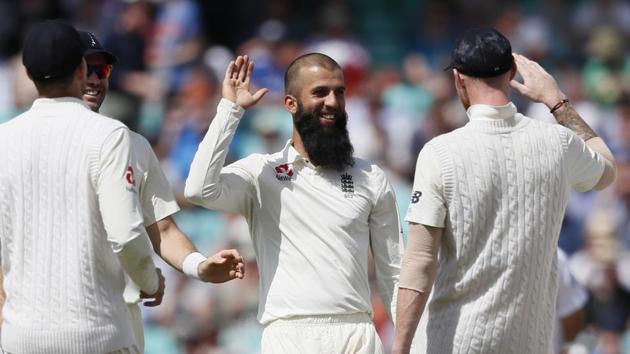 The star of the show was Moeen Ali, who picked up a hattrick and became the 13th England bowler to achieve this feat. (AP) The star of the show was Moeen Ali, who picked up a hattrick and became the 13th England bowler to achieve this feat. (AP)
