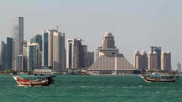 Buildings are seen on a coast line in Doha, Qatar. (Reuters) Buildings are seen on a coast line in Doha, Qatar. (Reuters)