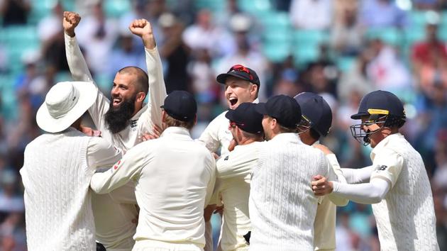Riding on Moeen Ali’s hattrick, England crushed South Africa by 239 runs to to go 2-1 up in the four-Test series. Follow the full cricket score of England vs South Africa, 3rd Test here (AFP) Riding on Moeen Ali’s hattrick, England crushed South Africa by 239 runs to to go 2-1 up in the four-Test series. Follow the full cricket score of England vs South Africa, 3rd Test here (AFP)