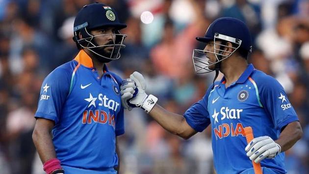 Yuvraj Singh has said that he wants to play for the Indian cricket team until his form and fitness hold up while MS Dhoni has not divulged much about his cricketing future. (BCCI) Yuvraj Singh has said that he wants to play for the Indian cricket team until his form and fitness hold up while MS Dhoni has not divulged much about his cricketing future. (BCCI)