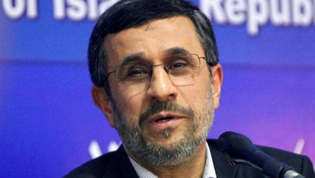 Mahmoud Ahmadinejad talks during a news conference at the end of his visit to Cairo, February 7, 2013. (Reuters File Photo) Mahmoud Ahmadinejad talks during a news conference at the end of his visit to Cairo, February 7, 2013. (Reuters File Photo)