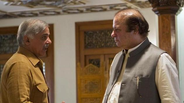 File photo of Punjab chief minister Shehbaz Sharif (left) talking with his elder brother, former Pakistan prime minister Nawaz Sharif, during a ceremony at the Prime Minister's Office in Islamabad in June 2013. (Reuters) File photo of Punjab chief minister Shehbaz Sharif (left) talking with his elder brother, former Pakistan prime minister Nawaz Sharif, during a ceremony at the Prime Minister's Office in Islamabad in June 2013. (Reuters)