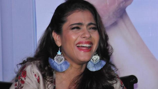 Kajol during the promotion of her upcoming film VIP 2 in New Delhi.(IANS)