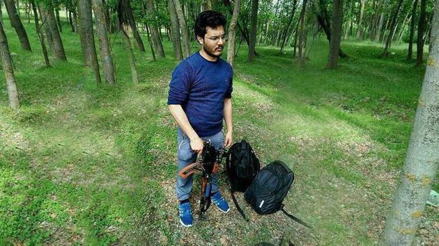 A file photo of Abu Dujana, the LET divisional commander of South Kashmir. A resident of Pakistan, Dujana has been active in the Kashmir Valley since December 2014. (Social media) A file photo of Abu Dujana, the LET divisional commander of South Kashmir. A resident of Pakistan, Dujana has been active in the Kashmir Valley since December 2014. (Social media)