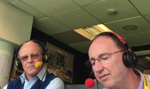 Geoffrey Boycott was a victim of a hilarious on-air prank in which Jonathan Agnew, a BBC TMS commentator read out a release in which the records of the 1970 series between England and Rest of the World, in which Boycott scored a century would be annulled.(BBC TMS Facebook)