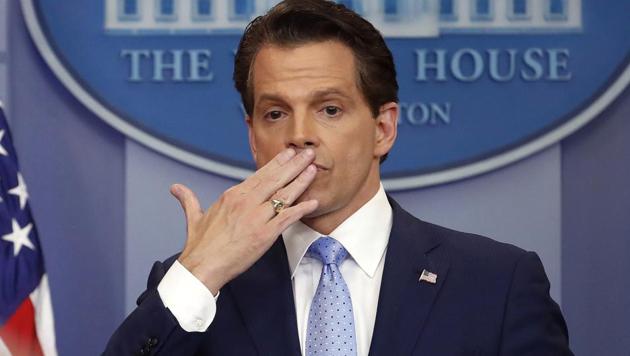 White House communications director Anthony Scaramucci at the White House in Washington.(AP File Photo)