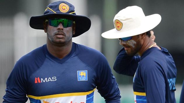 Angelo Manthews was one of the few batsmen who looked good in the first Test, and his form will be key to their chances in the next game. (AFP)