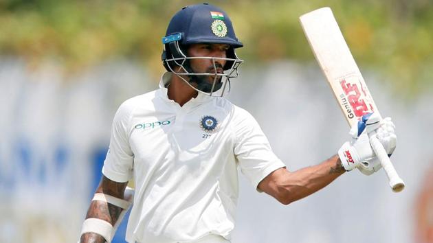Shikhar Dhawan scored a brilliant century against Sri Lanka in the first Test match in Galle. (REUTERS) Shikhar Dhawan scored a brilliant century against Sri Lanka in the first Test match in Galle. (REUTERS)