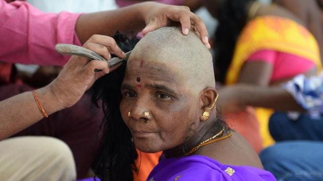 Photos: Indian hair for the Gods ends up on heads abroad | Hindustan Times